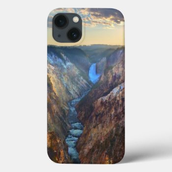 Lower Falls From Artist's Point Iphone 13 Case by usyellowstone at Zazzle