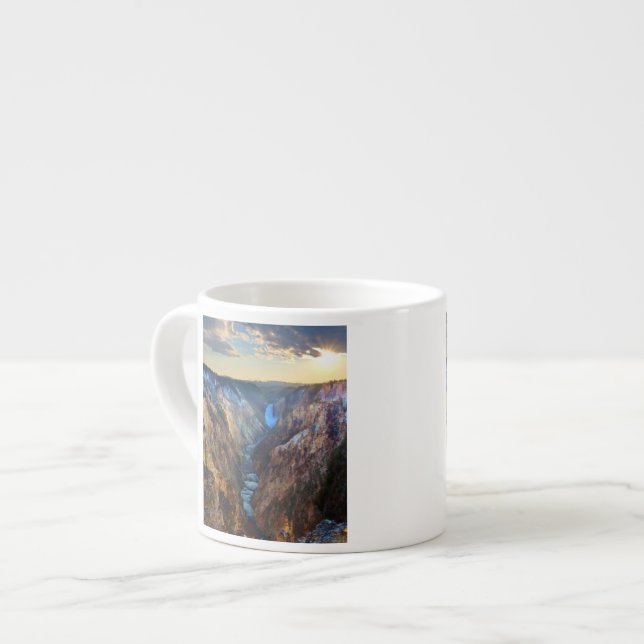 Lower Falls from Artist's Point Espresso Cup (Front Left)