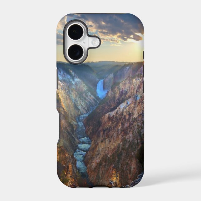 Lower Falls from Artist's Point Iphone Case (Back)