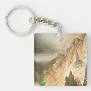 Lower Falls, Grand Canyon of the Yellowstone Keychain