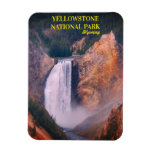 Lower Falls Of Yellowstone National Park, Wyoming Magnet at Zazzle
