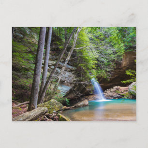 Lower Falls, Old Man's Cave, Hocking Hills SP, OH Postcard