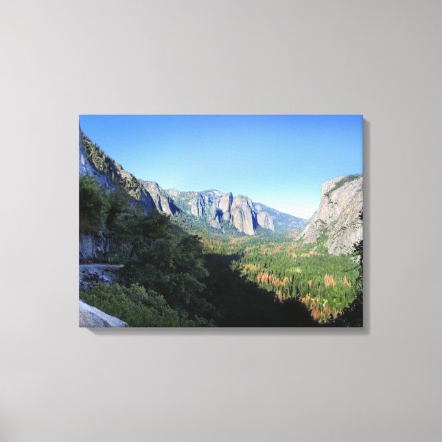 Lower Four Mile Trail - Yosemite Valley Canvas Print (Front)