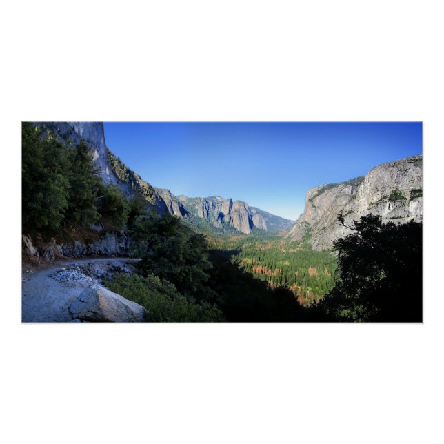 Lower Four Mile Trail - Yosemite Valley Poster (Front)