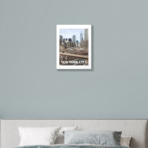 Lower Manhattan Cityscape, New York City Foam Core Photo Tile