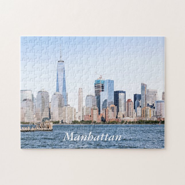 Lower Manhattan Color Sketch Puzzle (Horizontal)
