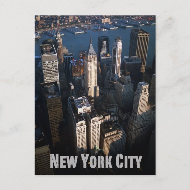 Lower-Manhattan New York City Postcard (Front)
