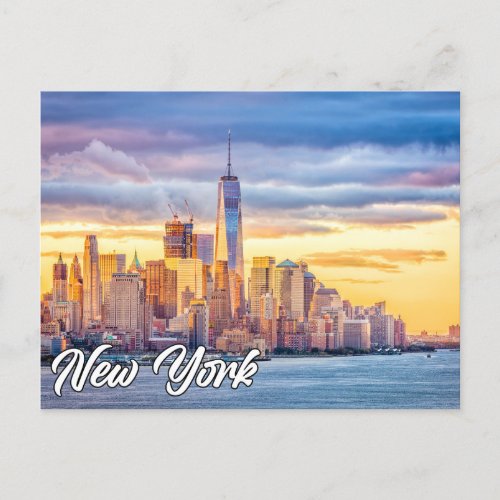 Lower Manhattan New York United States Postcard