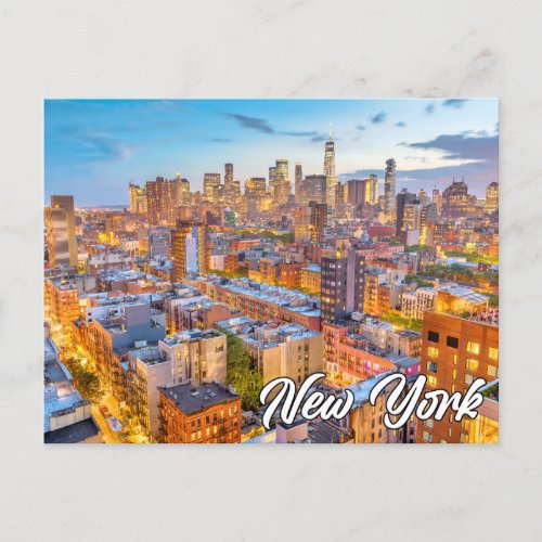 Lower Manhattan New York United States Postcard
