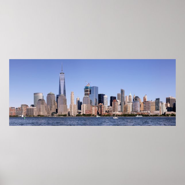 Lower Manhattan Panorama Poster (Front)