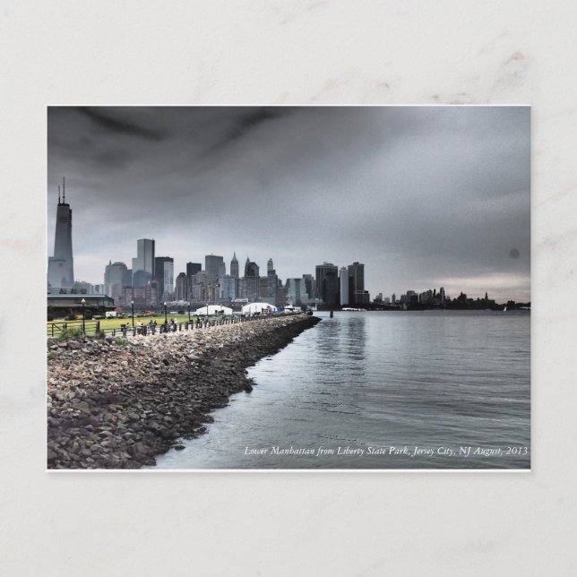 Lower Manhattan Skyline Color Postcard (Front)