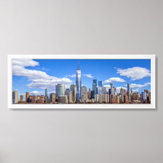 Lower Manhattan Skyline Framed Art