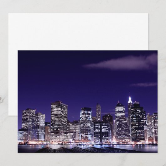 Lower Manhattan Skyline, New York City (Front/Back)