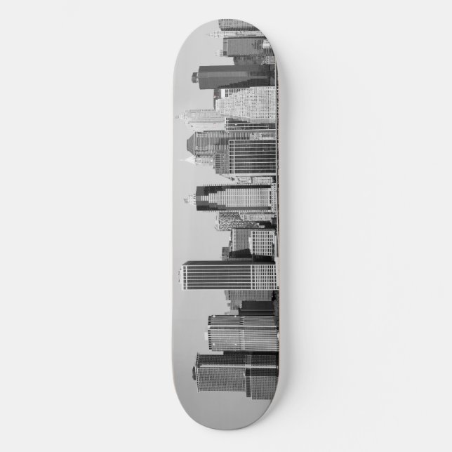 lower Manhattan Skyline, New York City Skateboard Deck (Front)