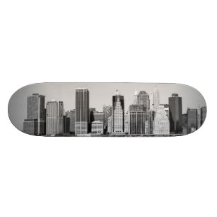 lower Manhattan Skyline, New York City Skateboard Deck