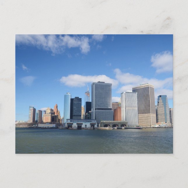 Lower Manhattan Skyline Postcard (Front)
