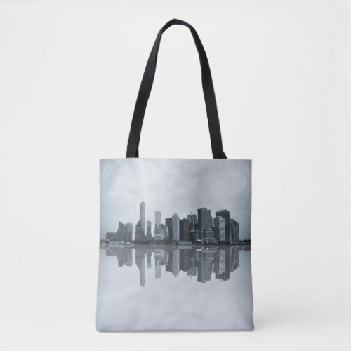 Lower Manhattan Skyline Tote Bag