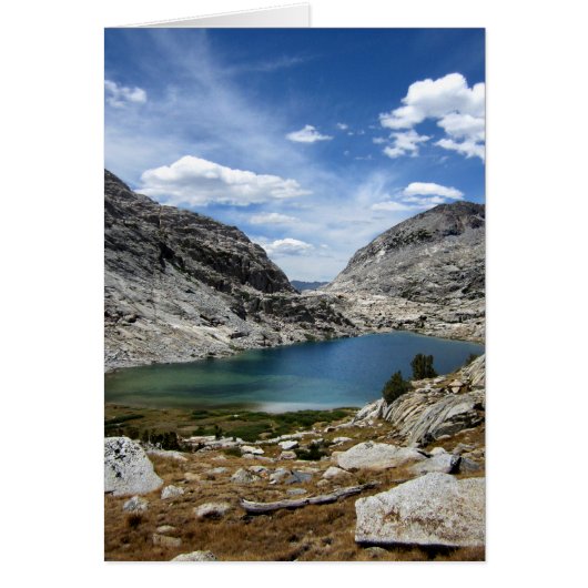 Lower Palisade Lake 2 - John Muir Trail Cards (Front)
