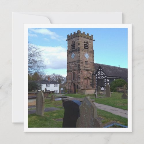 Lower Peover Church Greetings Card