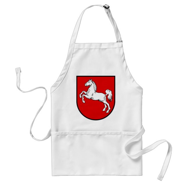 Lower Saxony (Germany) Coat of Arms Adult Apron (Front)