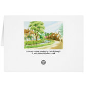 Lower Slaughter in Summer Cards (Back Horizontal)