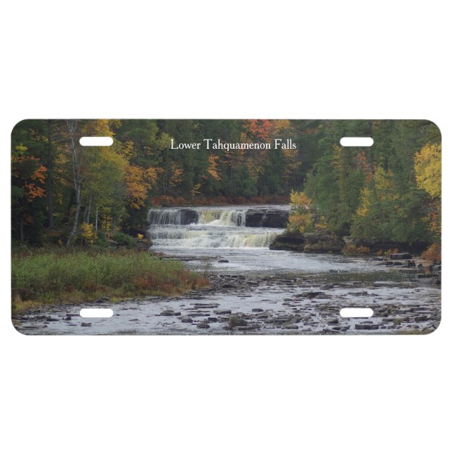 Lower Tahquamenon Falls license plate (Front)