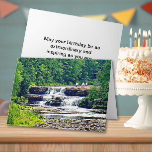 Lower Tahquamenon Falls State Park, MI Birthday Card