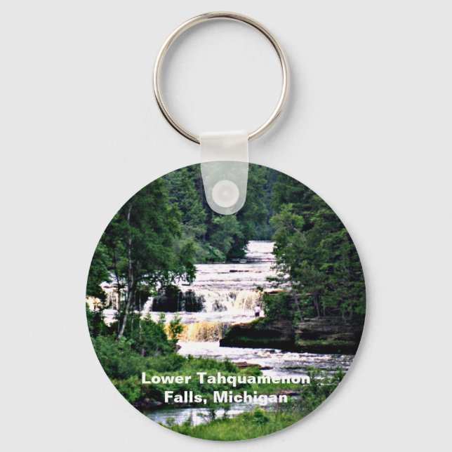 Lower Tahquamenon Falls State Park, Michigan Keychain (Front)