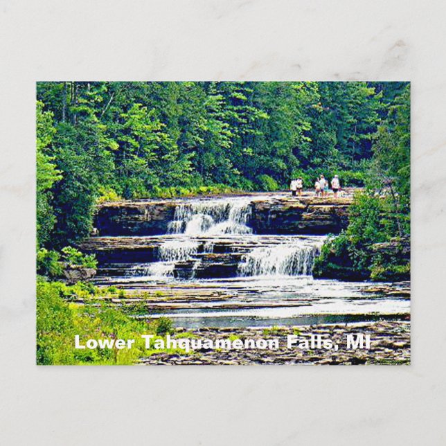 Lower Tahquamenon Falls State Park, Michigan Postcard (Front)