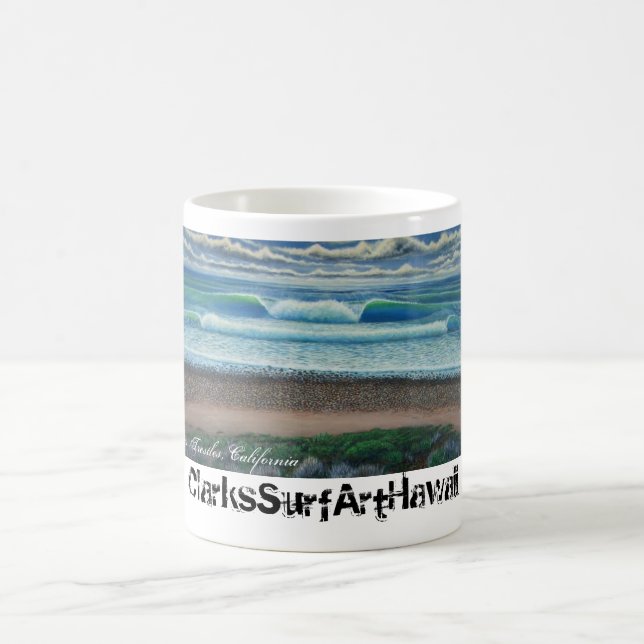 Lower Trestles, California Coffee Mug (Center)