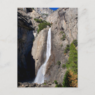 Lower Yosemite Falls from Bridge Postcard