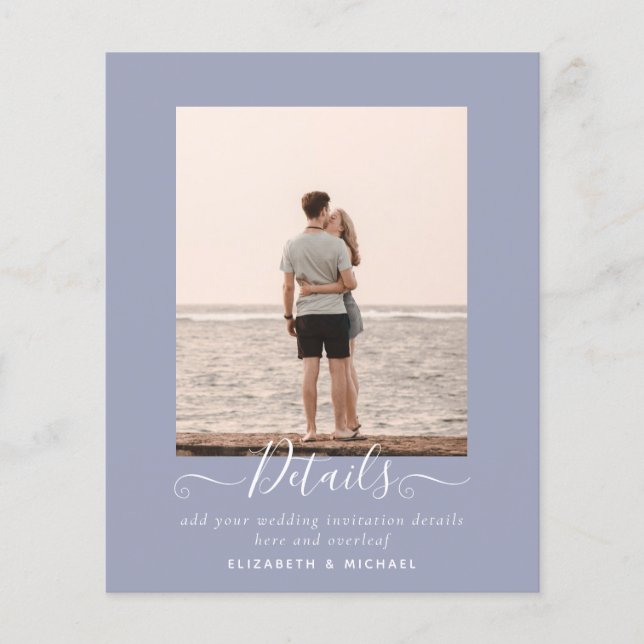 LOWEST BUDGET Modern PHOTO DETAILS Dusty Blue Flye Flyer (Front)