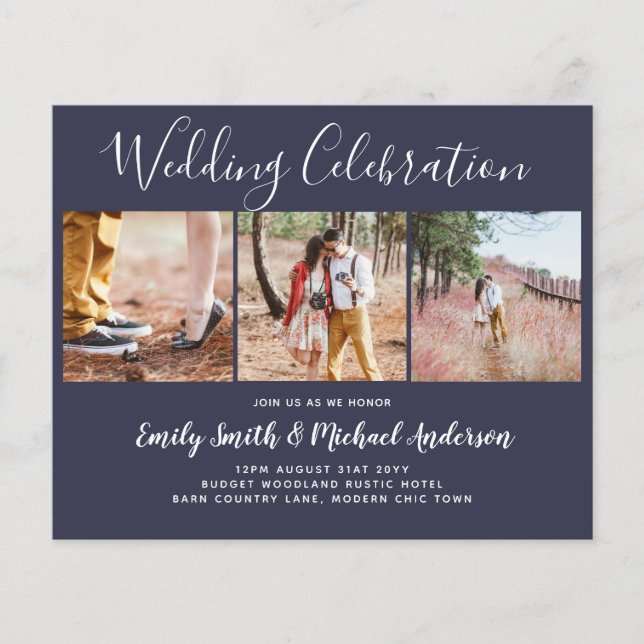 Lowest Price Budget Wedding Photo Collage Flyer (Front)