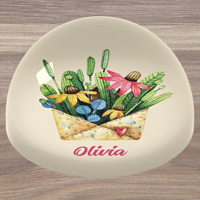 LOWEST Price! Watercolor Wildflowers Envelope Dome Paperweight (Creator Uploaded)