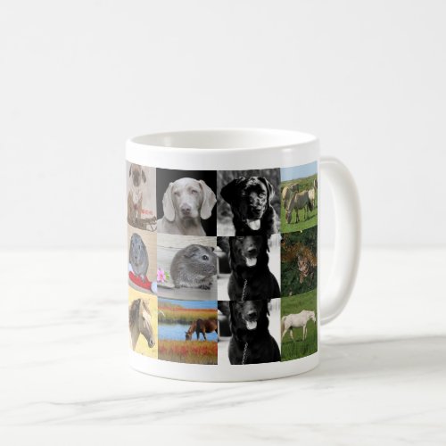 Lowest Prices PHOTO Collage and Custom Text Coffee Mug