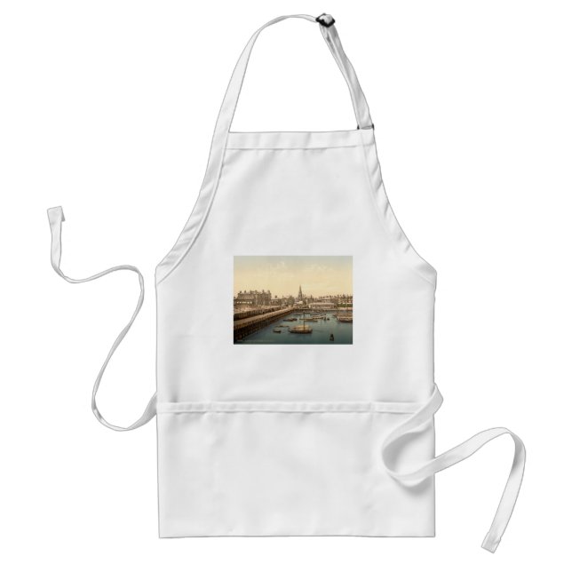 Lowestoft Harbour I, Suffolk, England Adult Apron (Front)