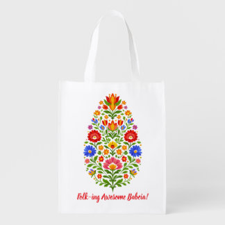 Lowicz Bloom Crest Grocery Bag