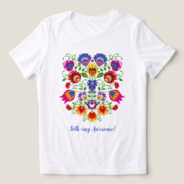 Lowicz Bloom Crest Tri-Blend Shirt (Design Front)