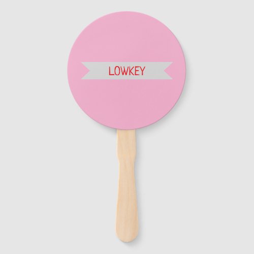 lowkey hand fan