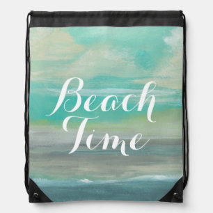 Lowland Beach I Drawstring Bag