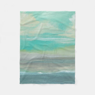 Lowland Beach I Fleece Blanket