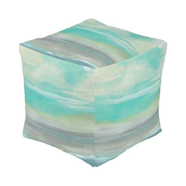 Lowland Beach I Pouf (Angled Front)