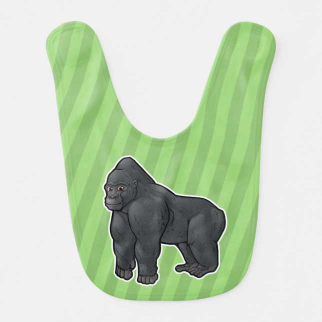 Lowland Gorilla Bib (Front)