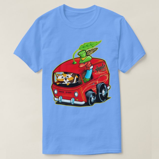 Lowly Worms Apple Delivery TShirt (Design Front)