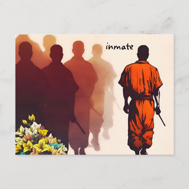 Lownly you buy jail Inmate mass mailing postcards (Front)