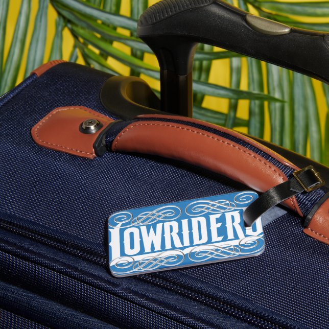 LowRider Car Floor Mat Luggage Tag (Back Insitu 1)