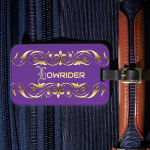 LowRider Car Floor Mat Luggage Tag