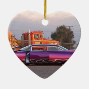 lowrider ceramic ornament
