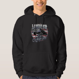 Lowrider Chicano Lowrider USA Flag Los Angeles Low Hoodie