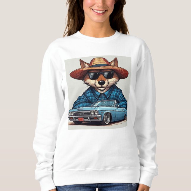 Lowrider Fox Sweatshirt (Front)